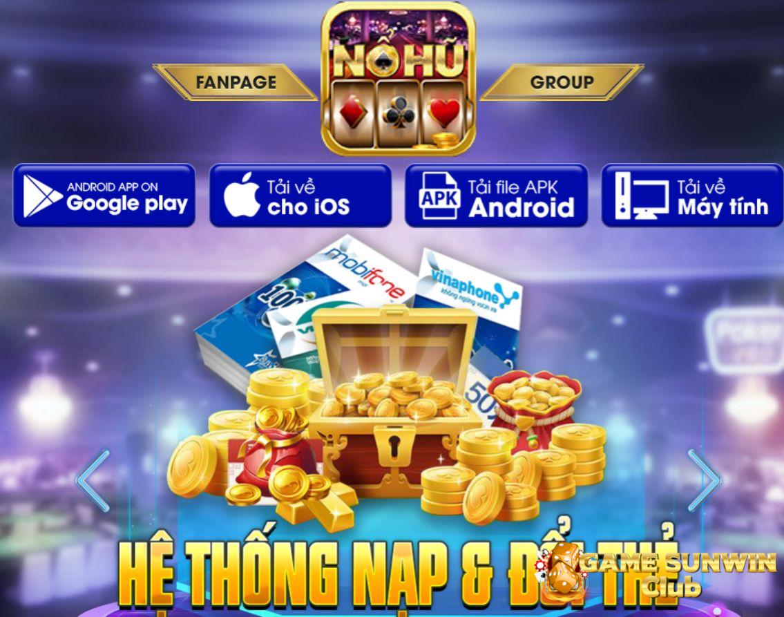 Hướng dẫn tải app cổng game Nohuvip